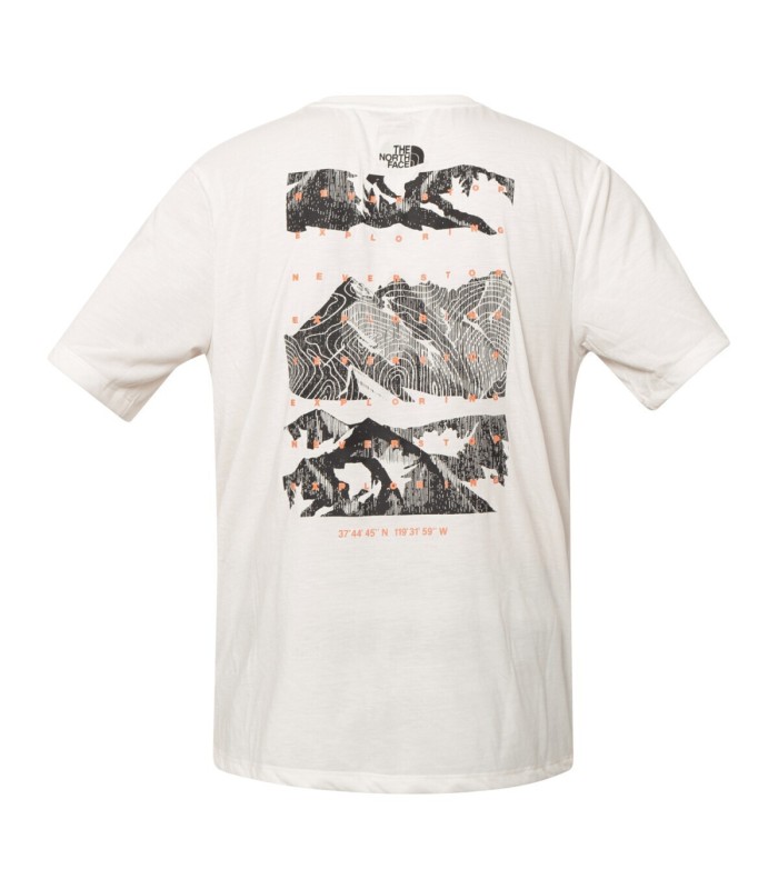 The North Face M Foundation Mountains Tee - White Dune  - tokatlis.gr