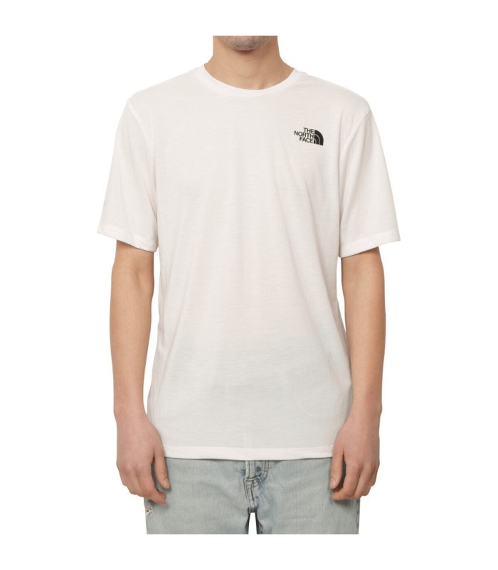 The North Face Ανδρικό Μπλουζάκι Foundation Mountains Tee - White Dune  - tokatlis.gr