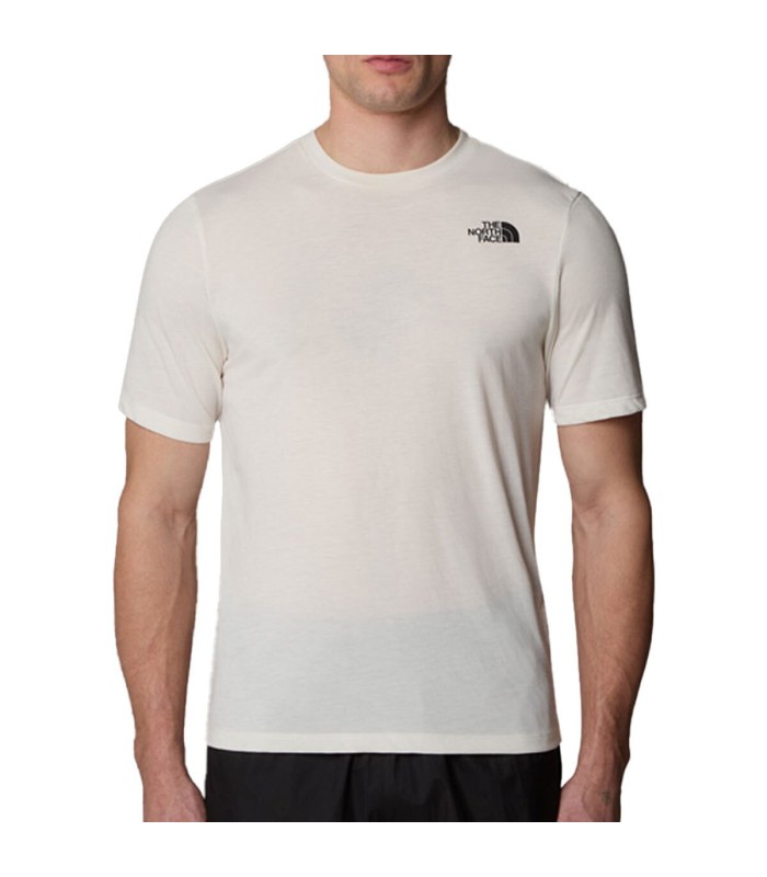 The North Face Ανδρικό Μπλουζάκι Foundation Mountains Tee - White Dune  - tokatlis.gr