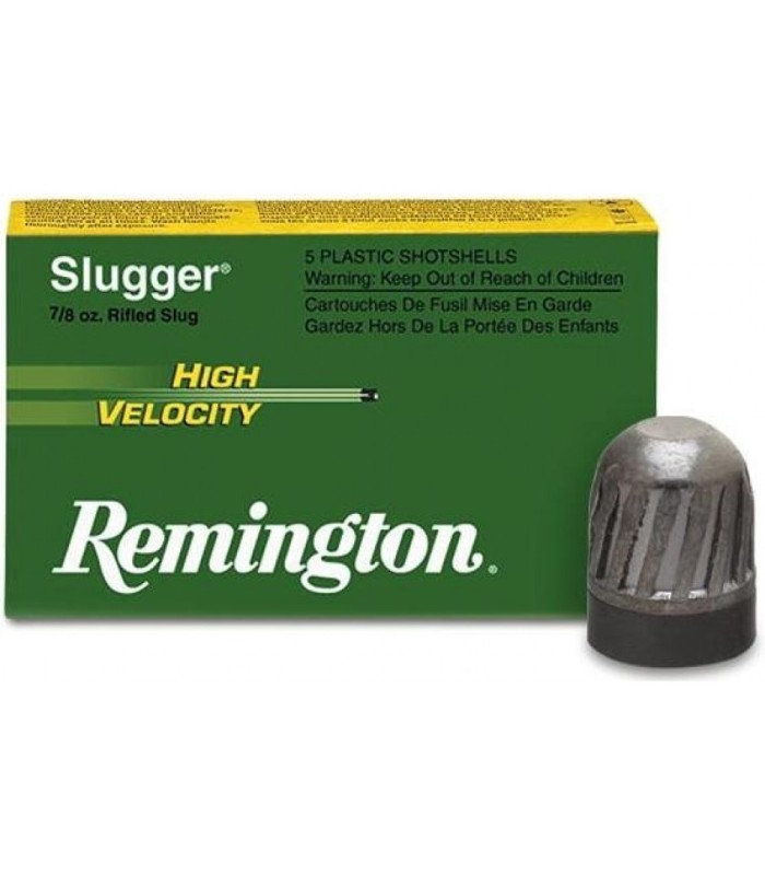 Φυσίγγια Remington 12 GA Slugger 3" 7/8 oz Rifled Slugs SPHV12MRS- tokatlis.gr