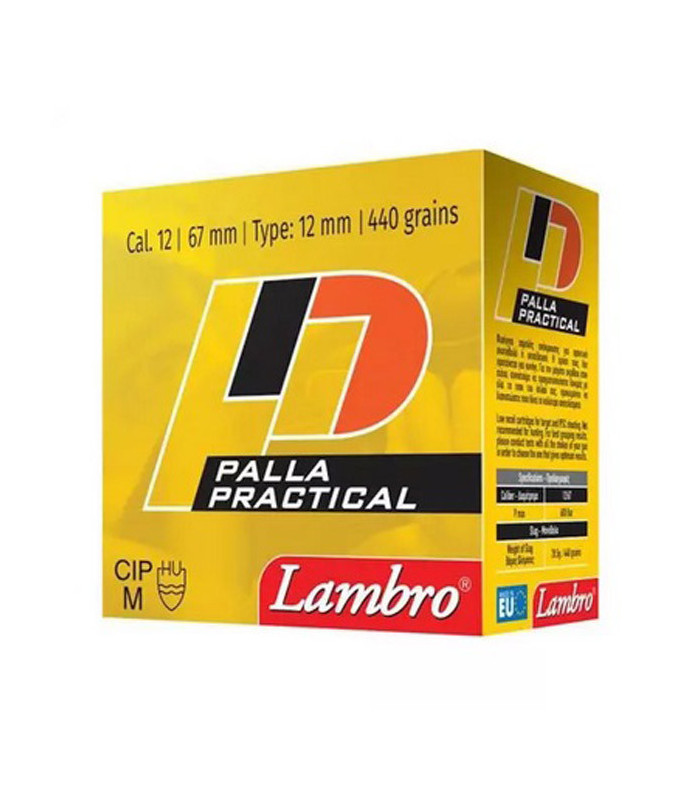 Φυσίγγια Lambro Palla Practical Μονόβολα 28.5g  Slug 12/67 - tokatlis.gr