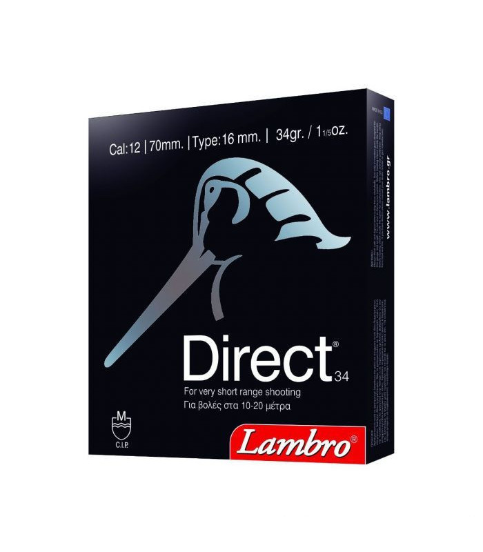 Φυσίγγια Lambro  Direct 34gr  Cal.12-  tokatlis.gr