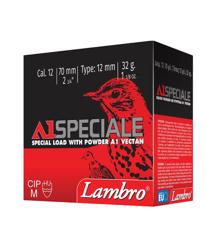 Φυσίγγια Lambro A1 Speciale 32gr Cal.12-  tokatlis.gr