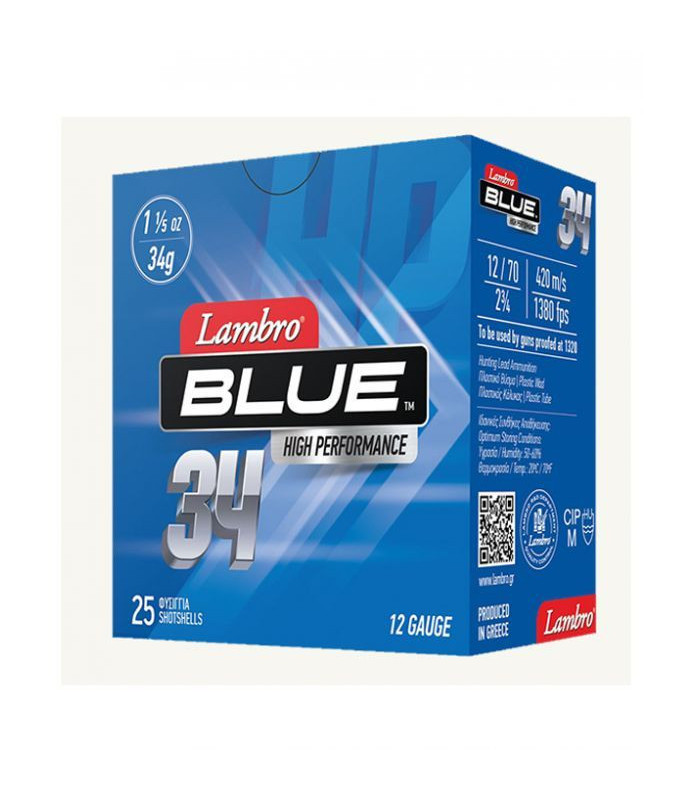Φυσίγγια Lambro Blue 34gr Cal.12-  tokatlis.gr