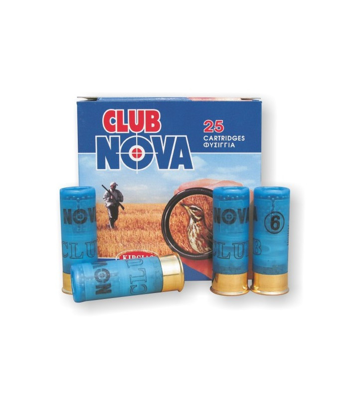 Φυσίγγια Nova Club  C12 32gr-  tokatlis.gr