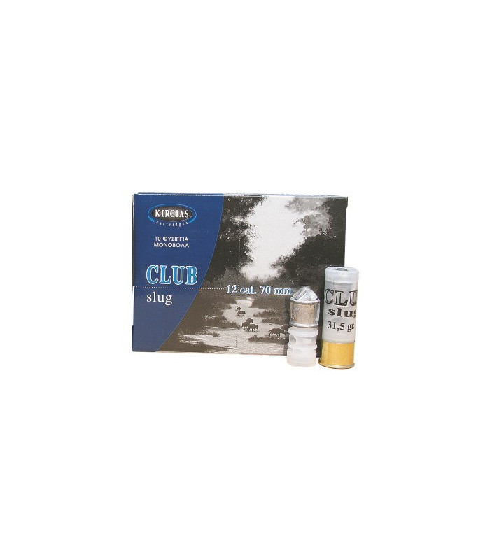 Φυσίγγια Club Slug Μονόβολο 31.5gr Cal.12-  tokatlis.gr
