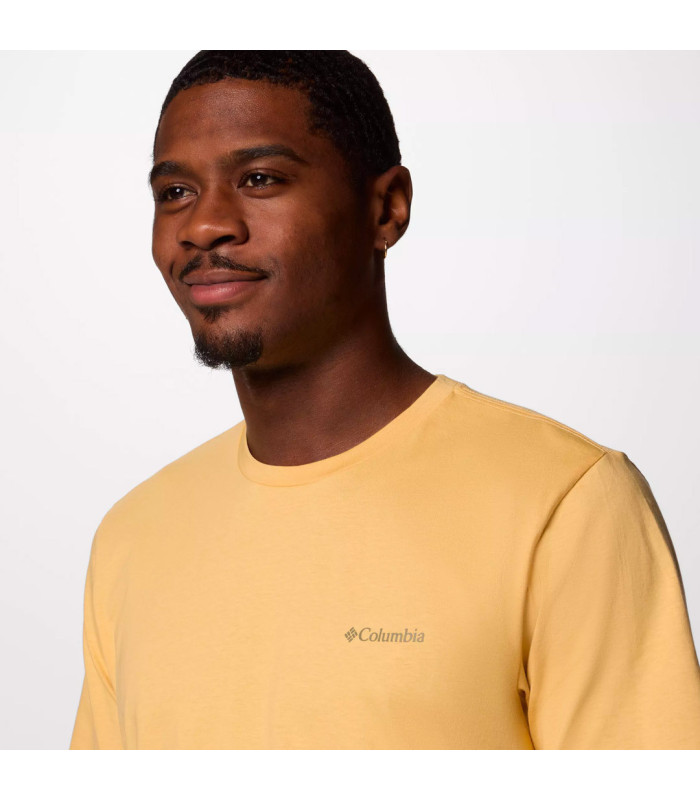 Columbia  Rapid Ridge Back Graphic Tee II -Sand Dune, Button Badge - tokatlis.gr