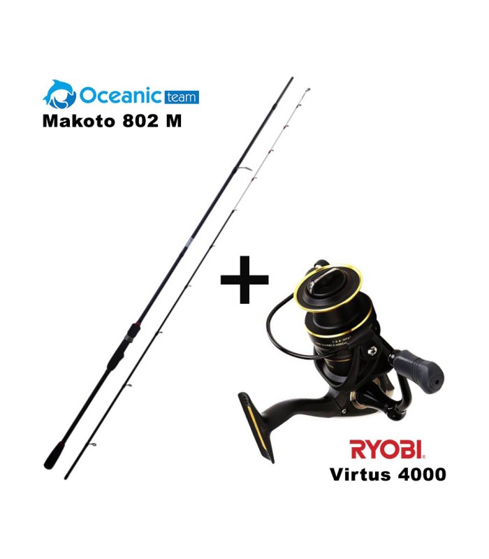 Combo Tenya Oceanic Team Makoto 802M+ Ryobi Virtus 4000 - tokatlis.gr