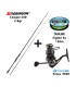 Combo LRF Robinson Cougar 240 2-8 + Oceanic Team Force 2500 + Sunline Siglon 150m 4x - tokatlis.gr