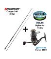 Combo LRF Robinson Cougar 240 2-8 + Oceanic Team Force 2500 + Sunline Siglon 150m 4x