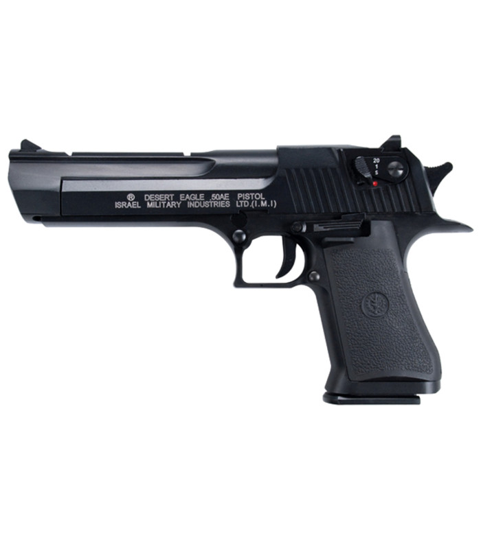 DESERT EAGLE 6mm Blowback Full Auto Black Co2 Short Mag. 21BB&aposs E1 J. Max