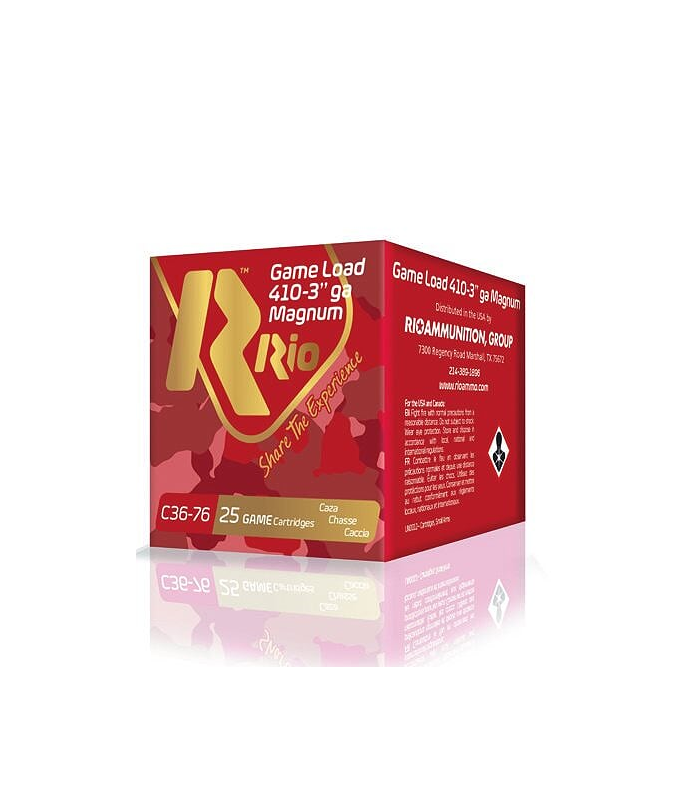 RIO CAL.36/65-8mm 11GR GAME LOAD 395m/s 25/250 Νο.8