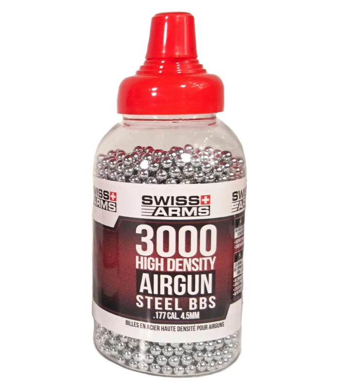 BBs 3000 /4.5mm Swiss Arms Siver Ατσάλινα /C10, Cybergun France