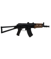 Kalashnikov ΑΚS-74U Ελατηρίου Polymere Black/wood 6mm Τυφέκιο 300BB&aposs 0,7J 275fps /C3, Cybergun Fran