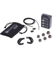 Ωτοασπίδες Beretta Mini E2 32dB SNR protection silicone confort (S, M, L) interchangeable ear plugs Black