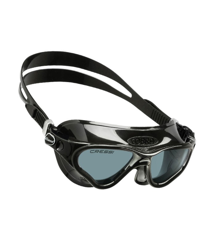 Cressi Cobra Swim Goggles Black/Frame Black Smoked Lens - Γυαλιά Κολύμβησης - tokatlis.gr