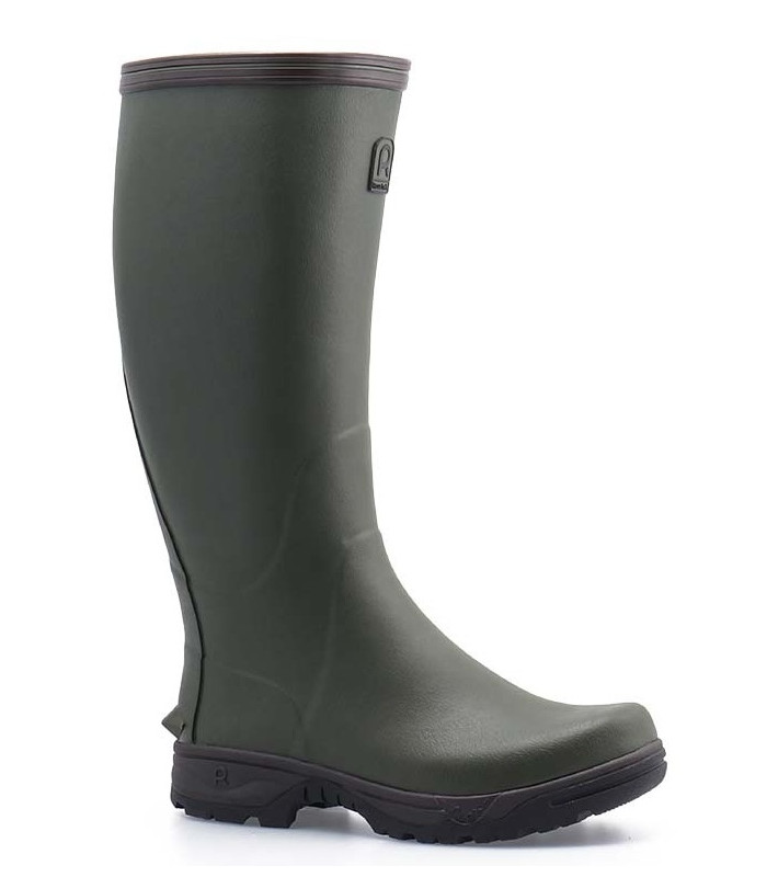 Veneur Khaki Rubber R&aposGrip Cotton Lining multi-activite, γαλότσα Rouchette France