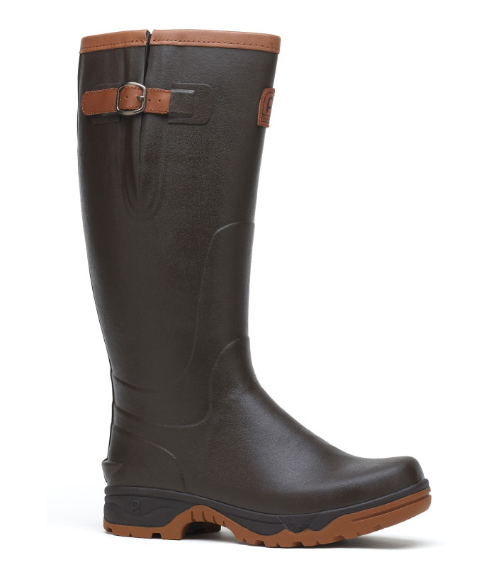 Grand Veneur Brown Rubber R&aposGum Microfiber Lining multi-activite, γαλότσα Rouchette France