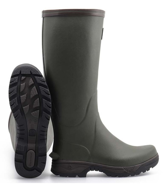 Veneur Khaki Rubber R&aposGrip Cotton Lining multi-activite, γαλότσα Rouchette France