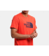 The Norrth Face Ανδρικό Μπλουζάκι S/S Easy Tee Fiery Red - tokatlis.gr