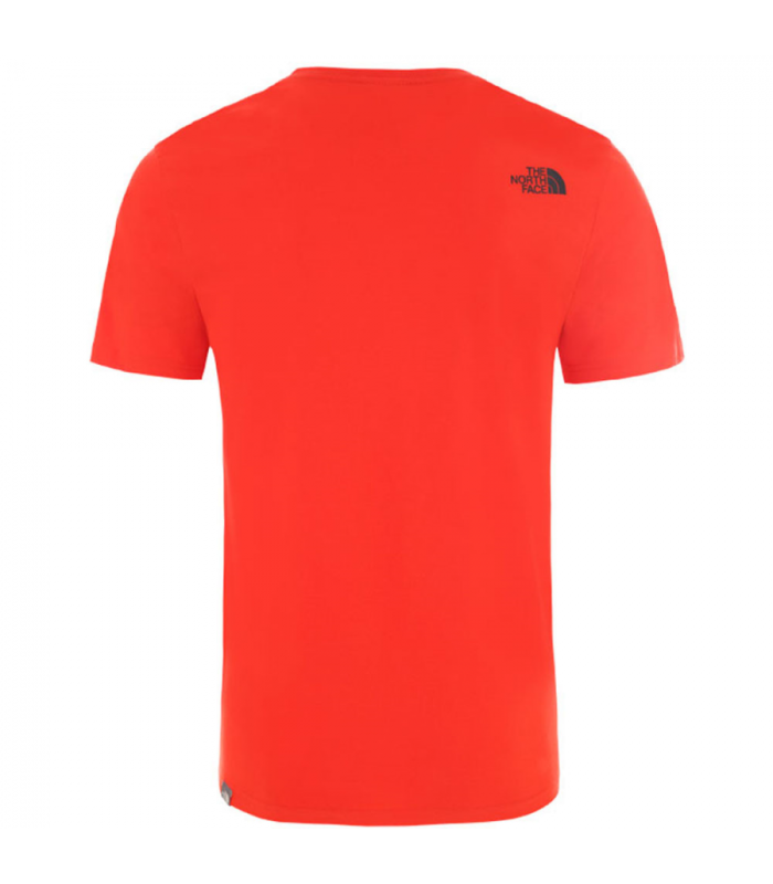 The Norrth Face Ανδρικό Μπλουζάκι S/S Easy Tee Fiery Red - tokatlis.gr