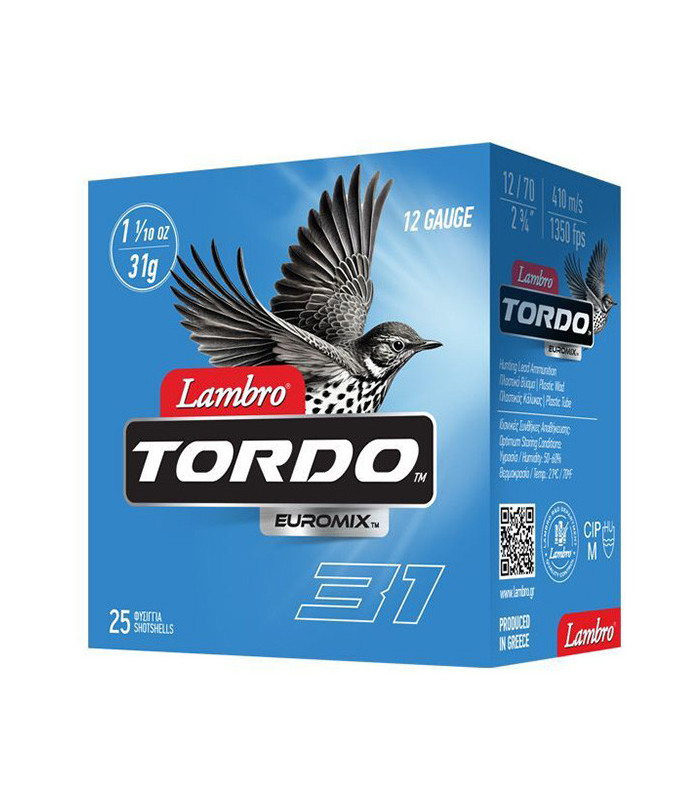 Φυσίγγια Lambro  Euromix 31gr Cal.12-  tokatlis.gr