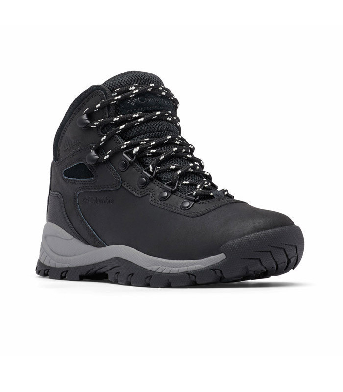 Columbia Γυναικεία Μποτάκια Newton Ridge Plus Waterproof Hiking Μαύρα - tokatlis.gr