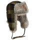 1420 MURMANSK CHECK HAT PINEWOOD ΚΑΠΕΛΟ ΜΕ ΣΥΝΘΕΤΙΚΗ ΓΟΥΝΑ