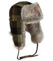 1420 MURMANSK CHECK HAT PINEWOOD ΚΑΠΕΛΟ ΜΕ ΣΥΝΘΕΤΙΚΗ ΓΟΥΝΑ