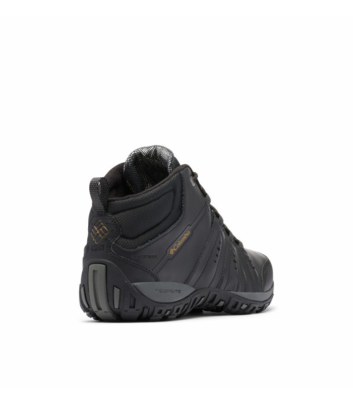 Columbia Woodburn II Ανδρικά Ορειβατικά Αδιάβροχα Black/ Goldenrod- tokatlis.gr