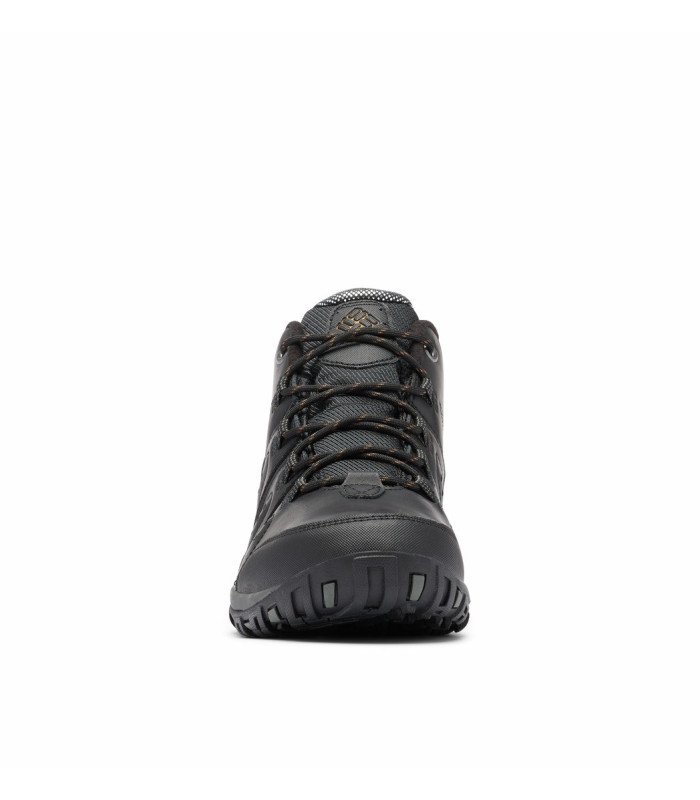 Columbia Ανδρικά Μποτάκια Woodburn II Chuka WP Omni-Heat Black/ Goldenrod- tokatlis.gr