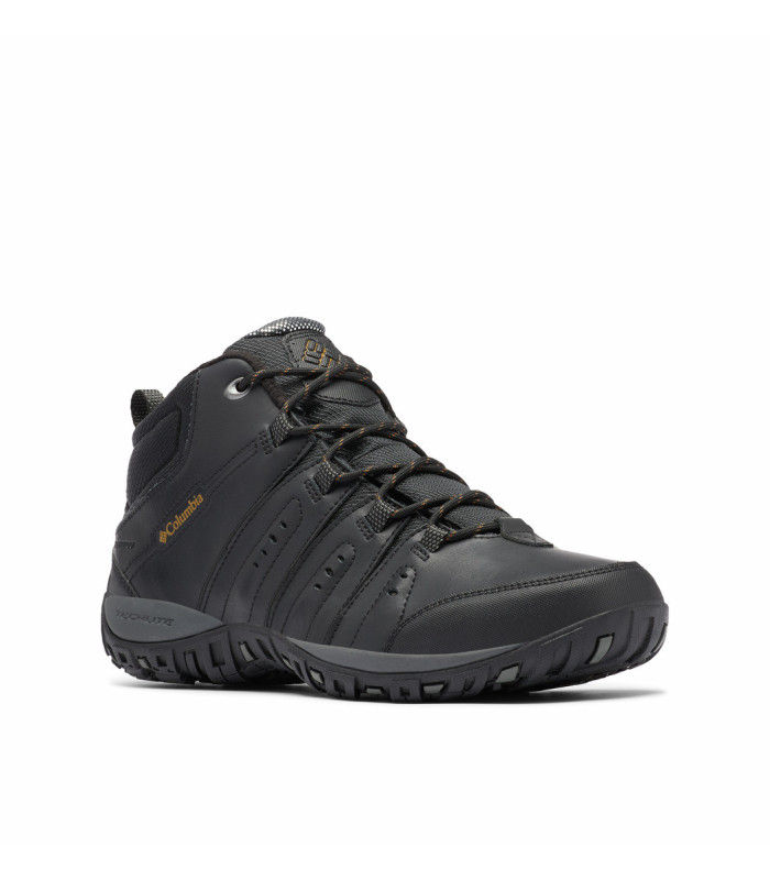 Columbia Ανδρικά Μποτάκια Woodburn II Chuka WP Omni-Heat Black/ Goldenrod- tokatlis.gr