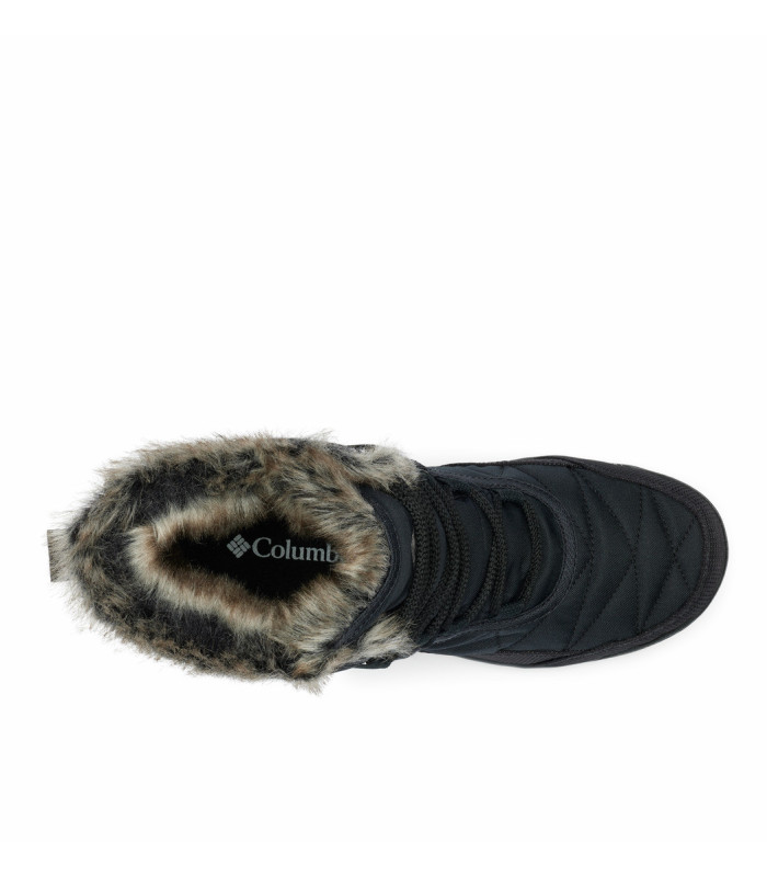 Columbia Γυναικεία Μποτάκια με Πλατφόρμα Black- tokatlis.gr