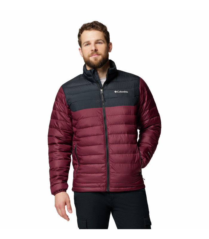 Columbia Ανδρικό Μπουφάν Powder Lite™ II Jacket Rich Wine/ Black - tokatlis.gr