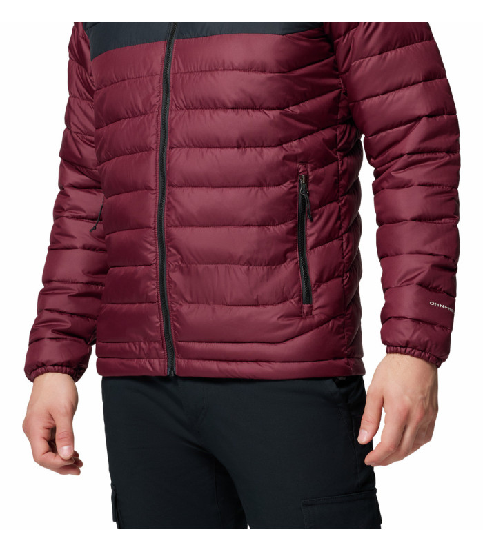 Columbia Ανδρικό Μπουφάν Powder Lite™ II Jacket Rich Wine/ Black - tokatlis.gr
