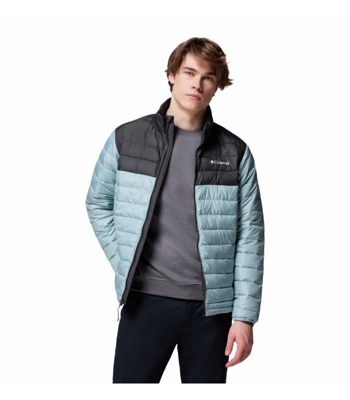 Columbia Ανδρικό Μπουφάν Powder Lite II Jacket Crushed Blue/ Shark - tokatlis.gr