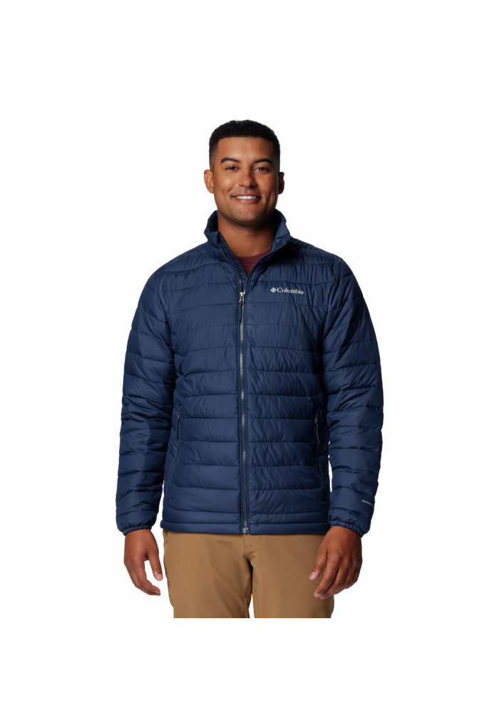 Columbia Ανδρικό Μπουφάν Powder Lite II Jacket Blue - tokatlis.gr