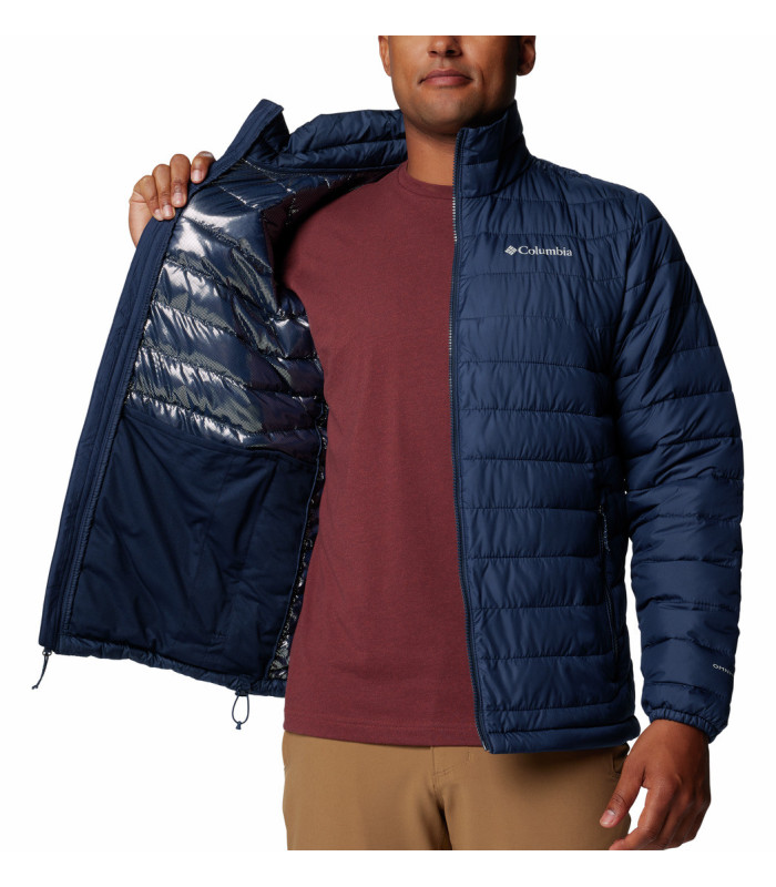 Columbia Ανδρικό Μπουφάν Powder Lite II Jacket Blue - tokatlis.gr