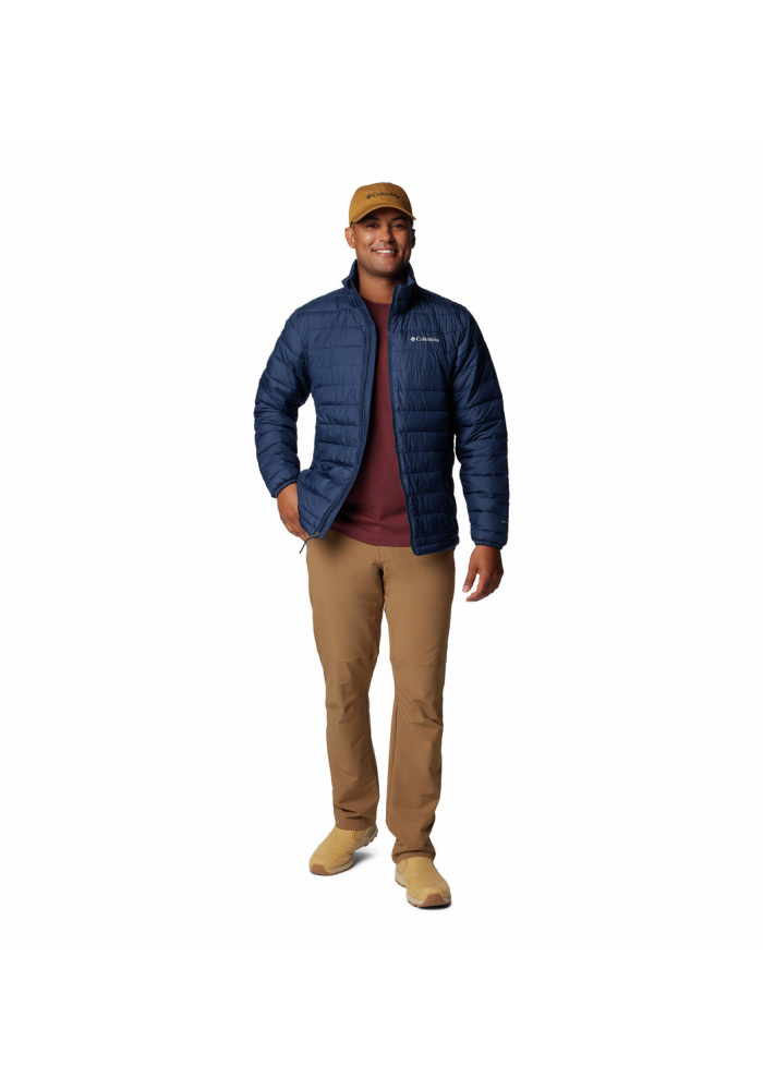 Columbia Ανδρικό Μπουφάν Powder Lite II Jacket Blue - tokatlis.gr