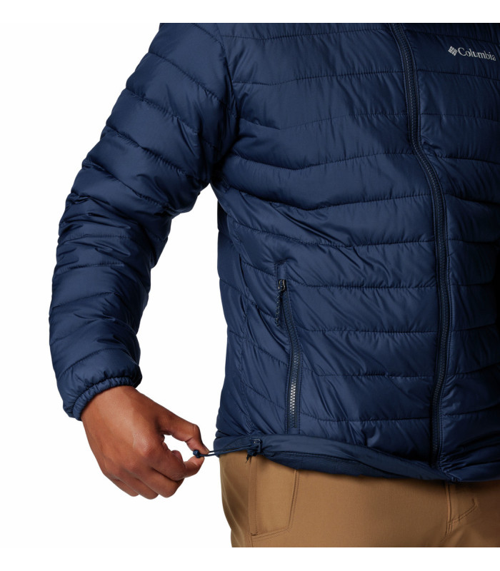 Columbia Ανδρικό Μπουφάν Powder Lite II Jacket Blue - tokatlis.gr