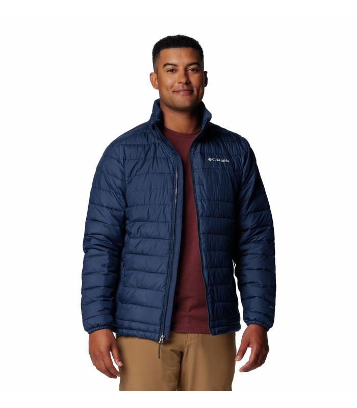 Columbia Ανδρικό Μπουφάν Powder Lite II Jacket Blue - tokatlis.gr