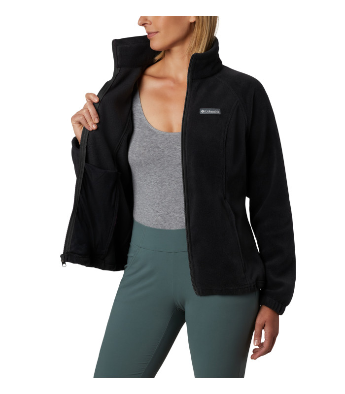 Columbia Γυναικεία Ζακέτα Benton Springs™ Full Zip Fleece Black - tokatlis.gr
