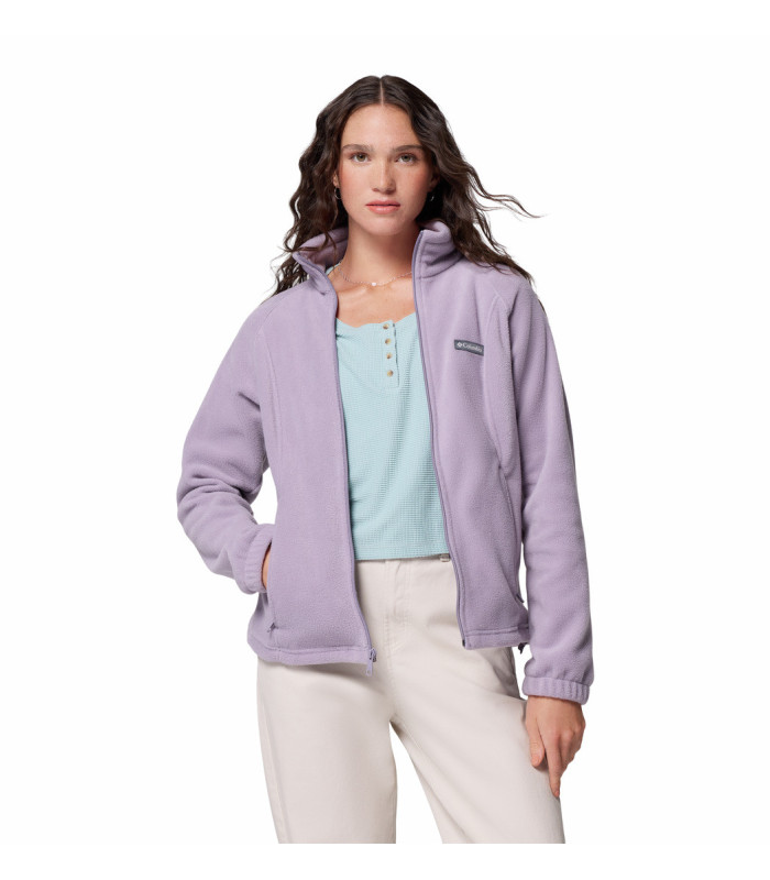 Columbia Γυναικεία Ζακέτα Benton Springs™ Full Zip Fleece Purple- tokatlis.gr