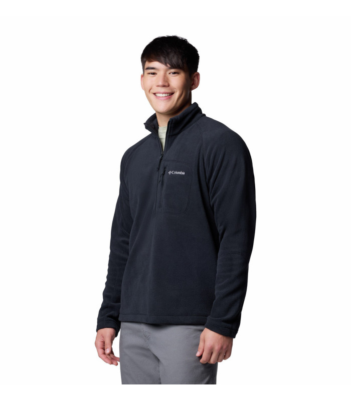 Columbia Ανδρική Μπλούζα Fast Trek III Half Zip Fleece Black - tokatlis.gr