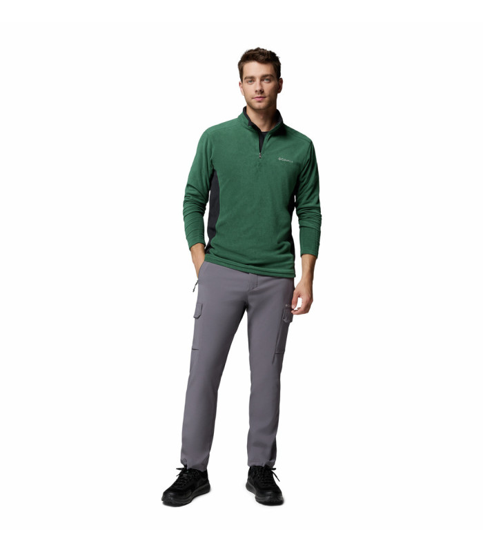 Columbia Ανδρική Μπλούζα Klamath Range II Half Zip Rain Forest/ Black - tokatlis.gr
