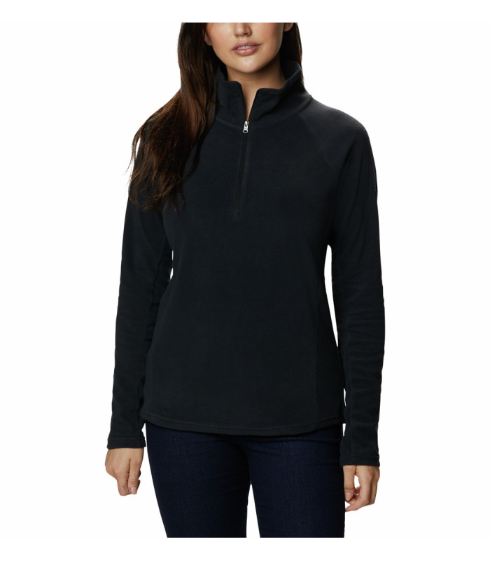 Columbia Γυναικεία Μπλούζα Glacial IV  Half Zip Black- tokatlis.gr
