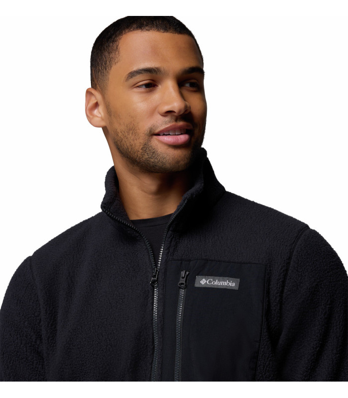 Columbia Ανδρική Μπλούζα Jasper Ridge Pebbled Half Zip Fleece Black- tokatlis.gr