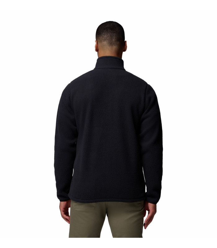 Columbia Ανδρική Μπλούζα Jasper Ridge Pebbled Half Zip Fleece Black- tokatlis.gr