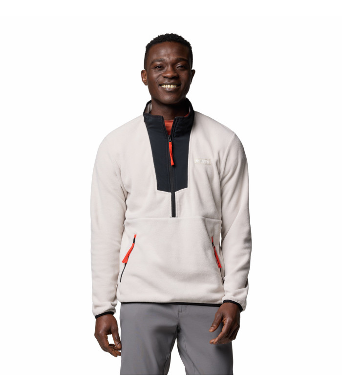 Columbia Ανδρική Μπλούζα Sequoia Grove Half Zip Fleece Dark Stone/ Black- tokatlis.gr