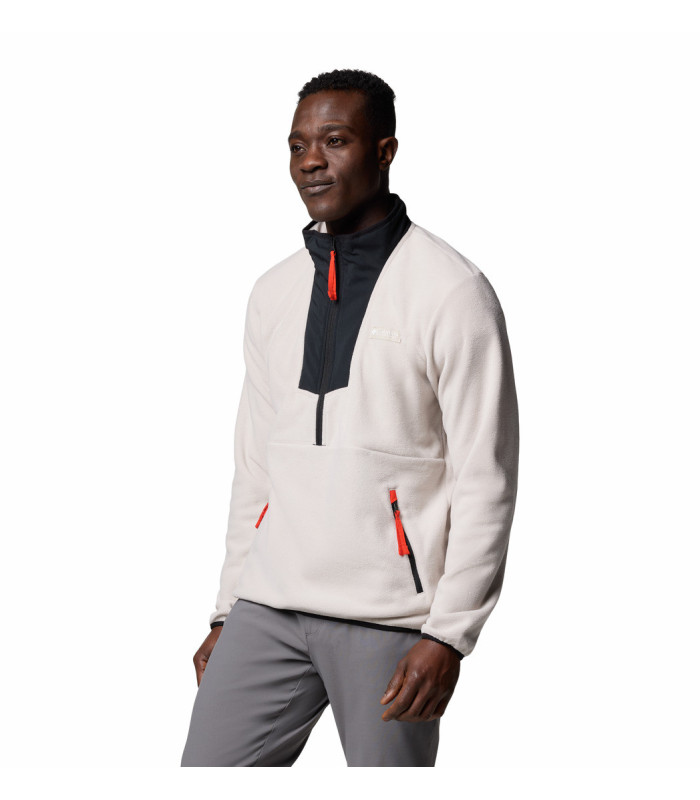 Columbia Ανδρική Μπλούζα Sequoia Grove Half Zip Fleece Dark Stone/ Black- tokatlis.gr